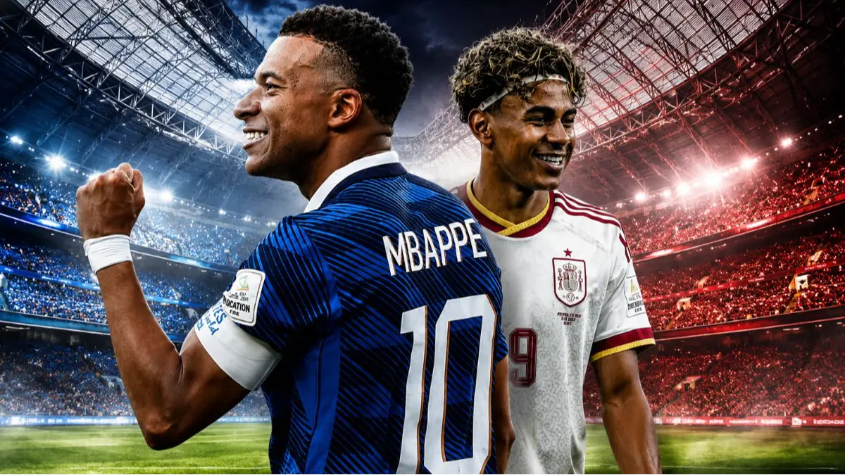Imagem ilustrativa da matéria: França x Espanha pela Copa do Mundo 2026: horário, onde assistir e prováveis escalações